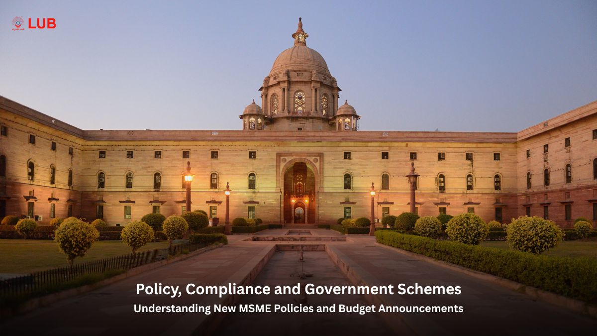 MSME Policies & Budgets